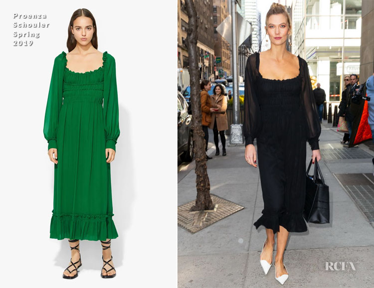 Karlie Kloss In Proenza Schouler - The Today Show