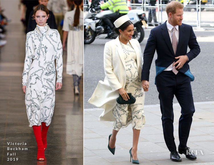 Meghan, Duchess of Sussex In Victoria Beckham - Commonwealth Day 2019