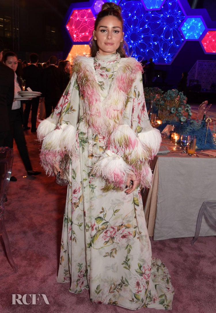 Olivia Palermo Has A Moment With Floral & Feathers At The Fashion Trust Arabia Gala