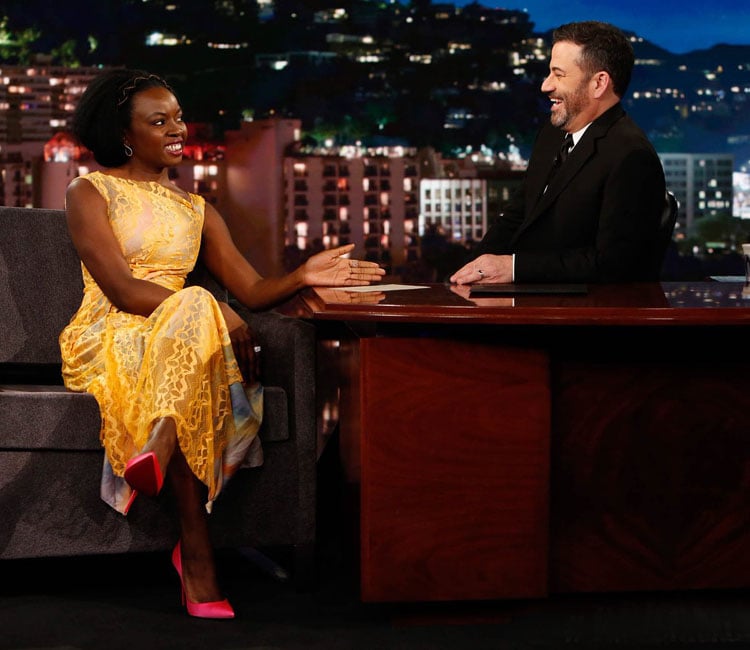 Danai Gurira Sies Marjan  Jimmy Kimmel Live!