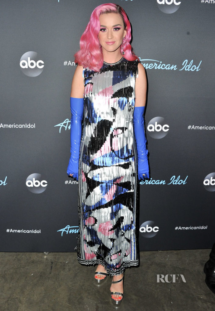 Quirky Katy Perry Comes Out To Play For 'American Idol' in Emilio Pucci