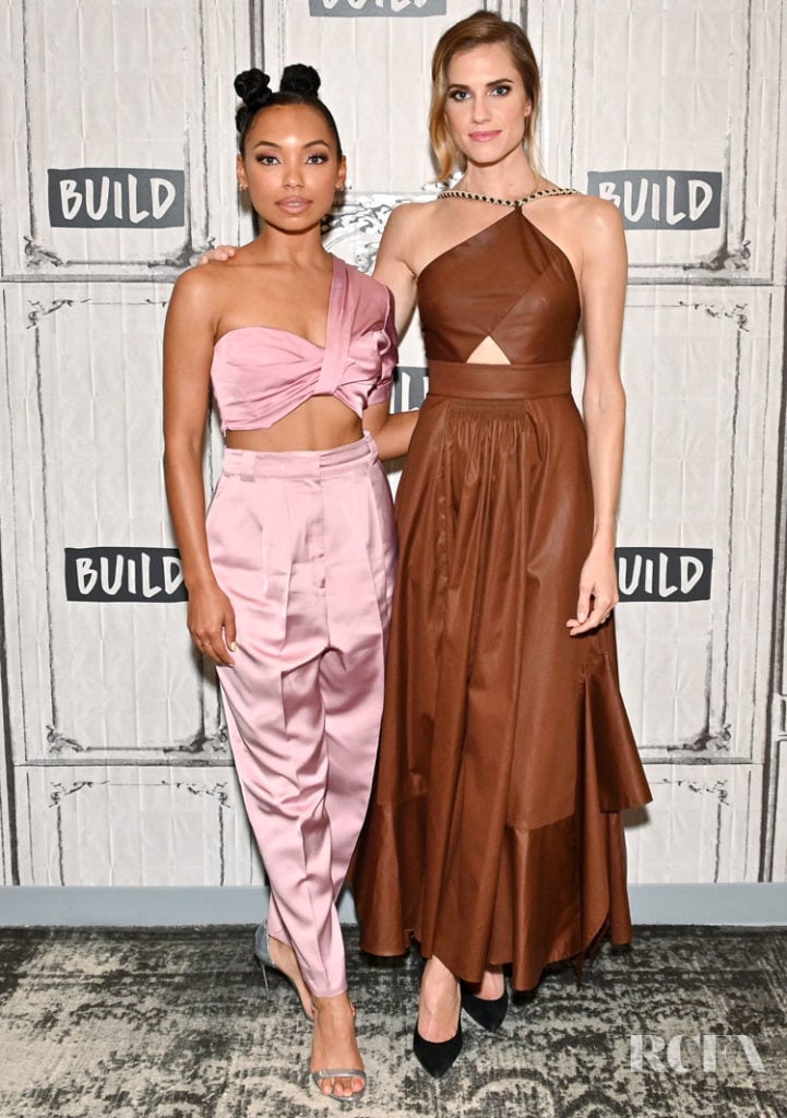 Logan Browning and Allison Williams visit Build to discuss 'The Perfection'