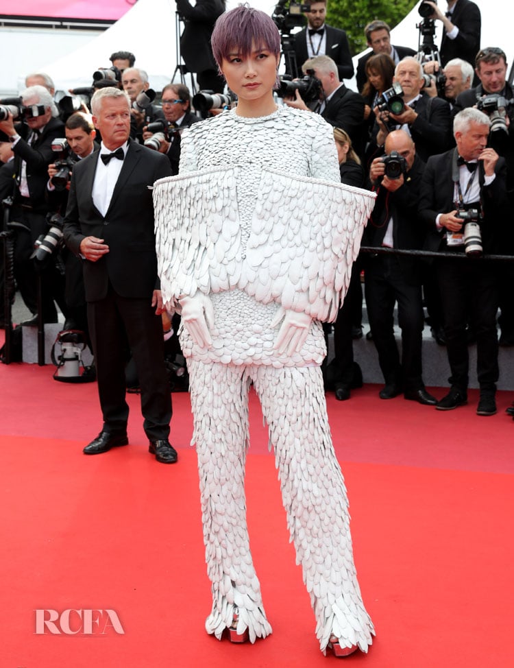 Li Yuchun 李宇春 In Balmain Haute Couture -‘Les Miserables’ Cannes Film Festival Premiere