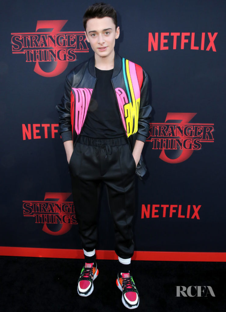 Noah Schnapp In Fendi - 'Stranger Things 3' LA Premiere