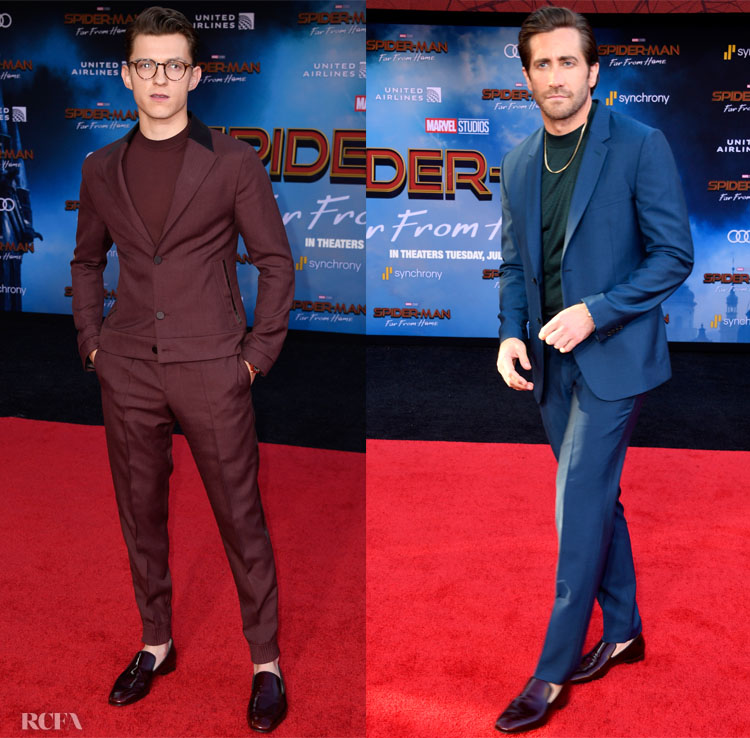 Tom Holland and Jake Gyllenhaal Share A Love For Christian Louboutin Dandelion Loafers At The ‘Spider-Man: Far From Home’ LA Premiere