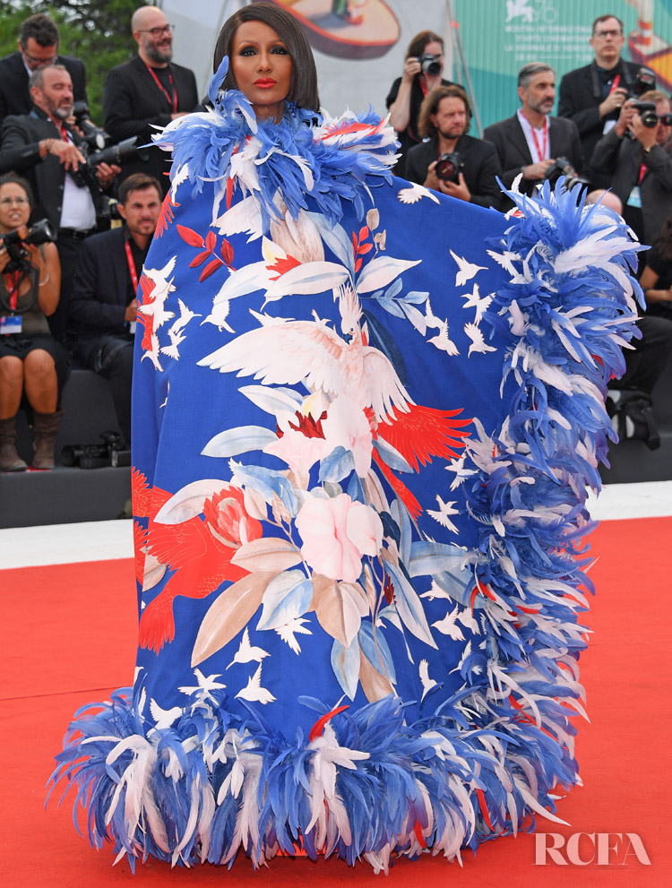 Iman In Valentino Haute Couture - 'La Vérité' Venice Film Festival Premiere