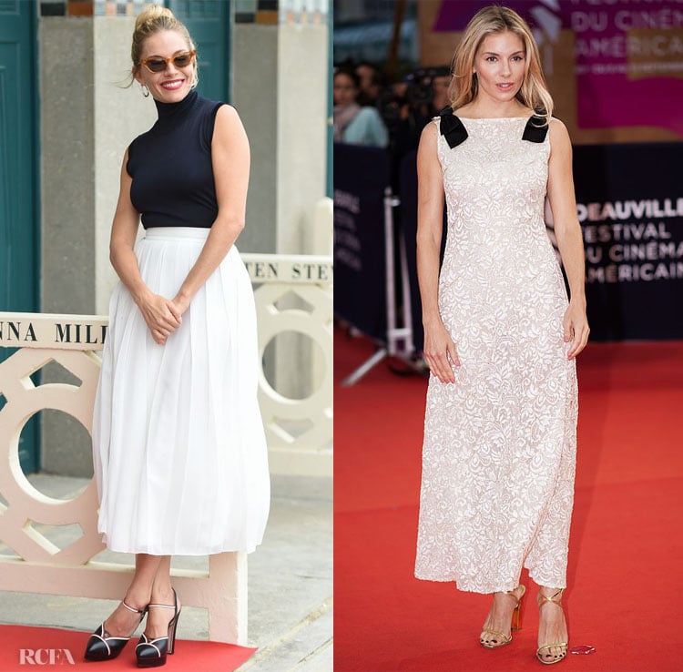 Sienna Miller In Chloe, The Row & Chanel - 'American Woman' Deauville American Film Festival Photocall & Premiere