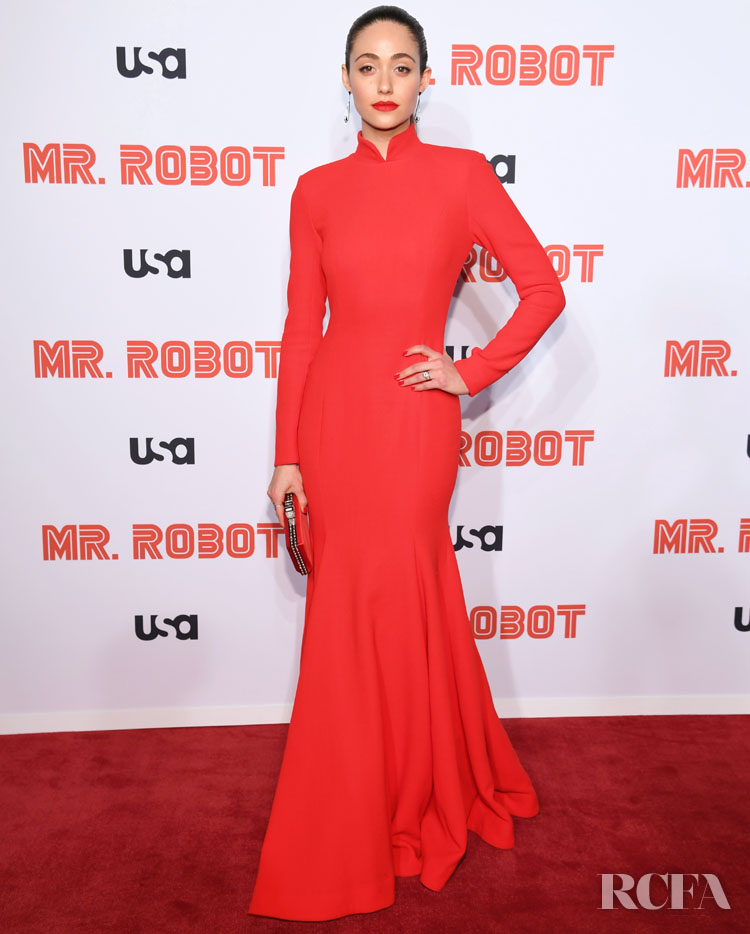 Emmy Rossum Reminds Us Why We Love Her Style At The 'Mr. Robot' Season 4 Premiere