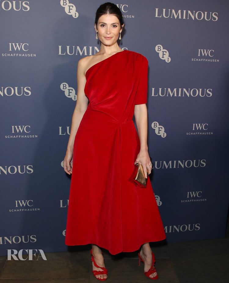 Gemma Arterton Was Ravishing In Red For The BFI Luminous Fundraising Gala