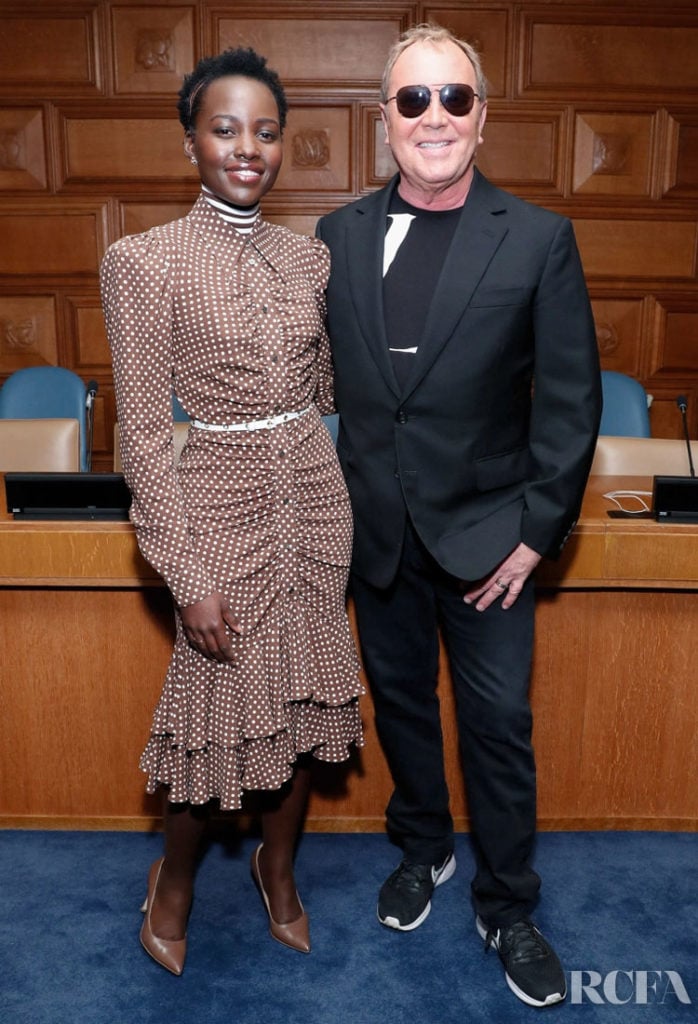 Lupita Nyong'o Goes Dotty Again For Michael Kors For The World Food Programme