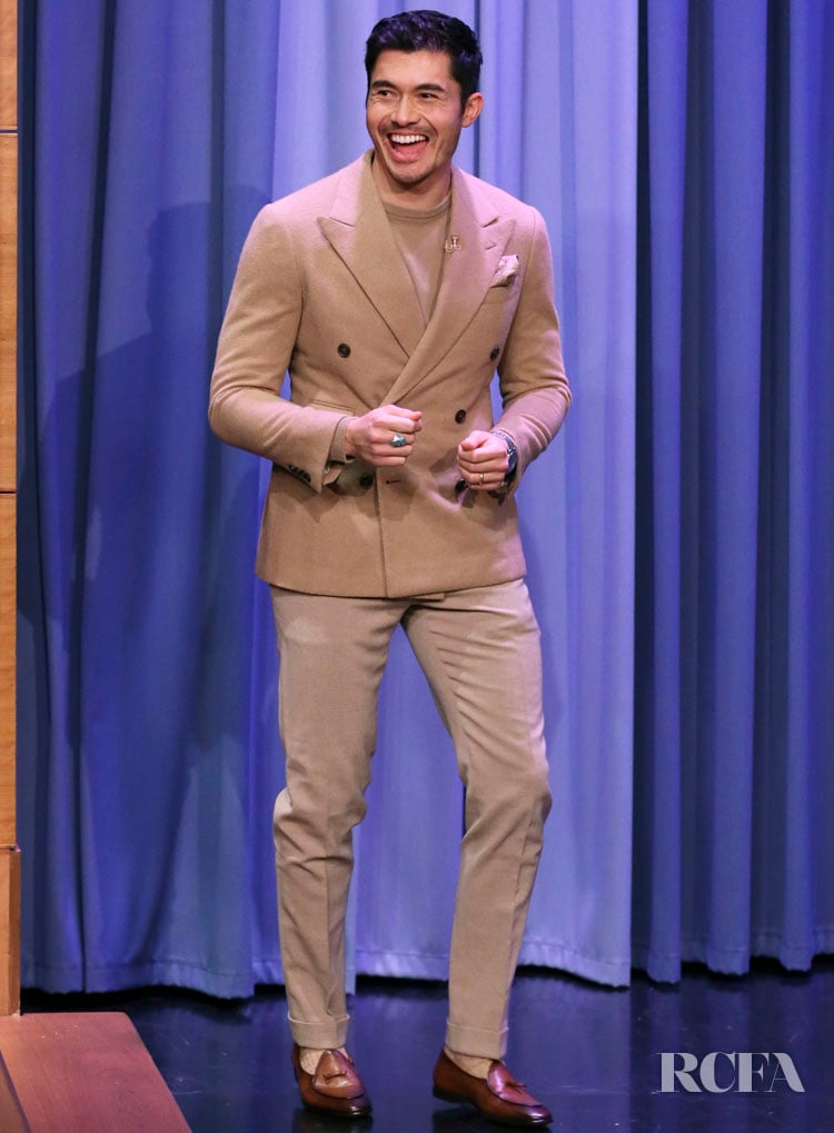 Henry Golding's Love Affair With Ralph Lauren Continues On The Tonight Show Starring Jimmy Fallon