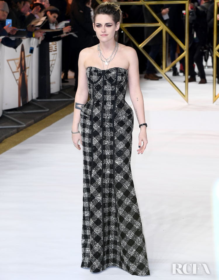 Kristen Stewart Wore Thom Browne To The 'Charlie's Angels' London Premiere