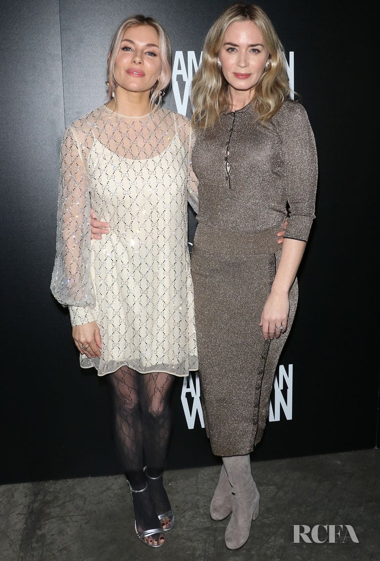 Sienna Miller & Emily Blunt Attend The ‘American Woman’ New York Screening