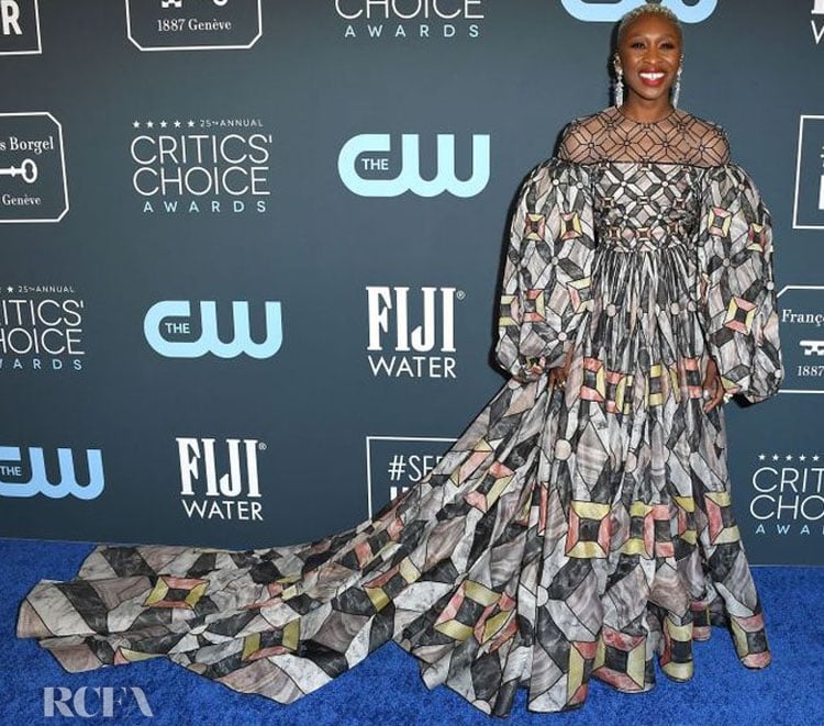 Cynthia Erivo In Fendi Couture - 2020 Critics Choice Awards