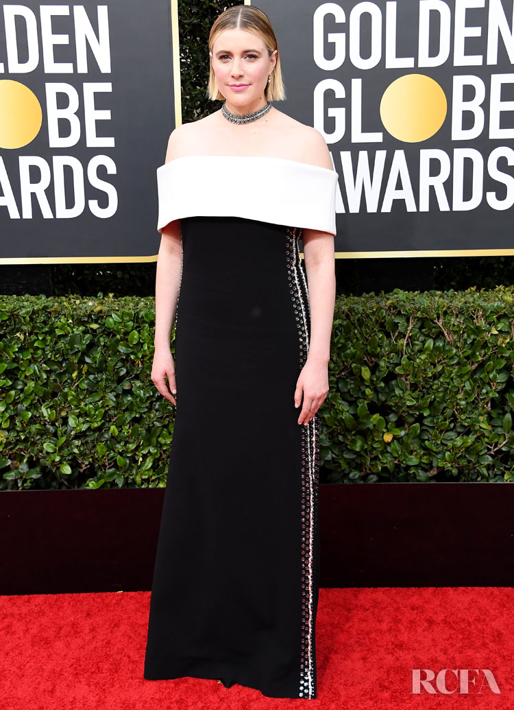 Greta Gerwig In Proenza Schouler - 2020 Golden Globe Awards Greta Gerwig In Proenza Schouler - 2020 Golden Globe Awards