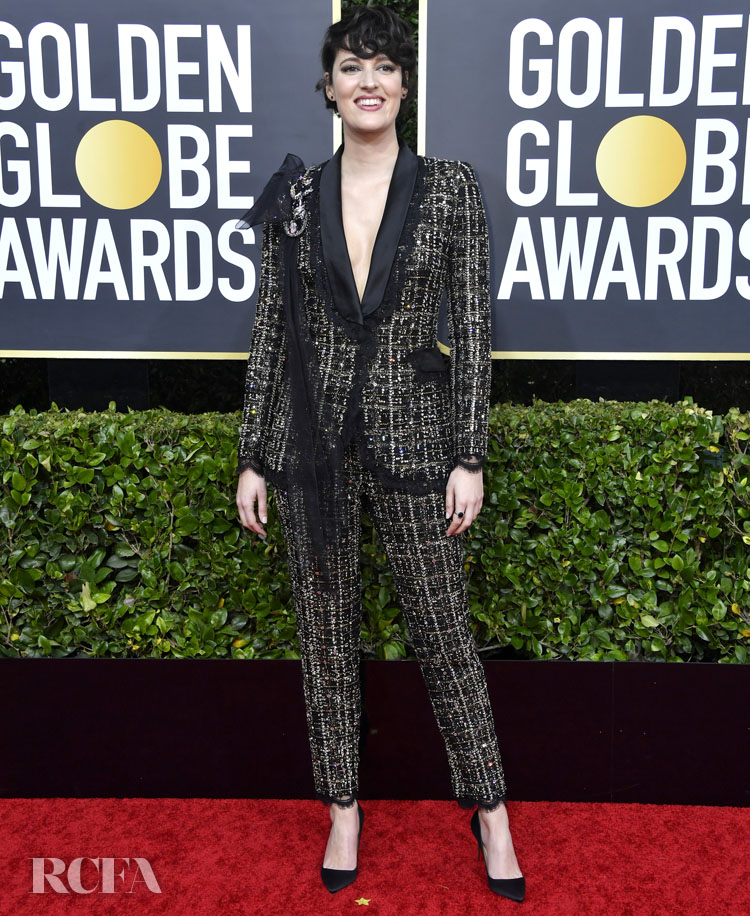 Phoebe Waller-Bridge In Ralph & Russo Couture - 2020 Golden Globe Awards