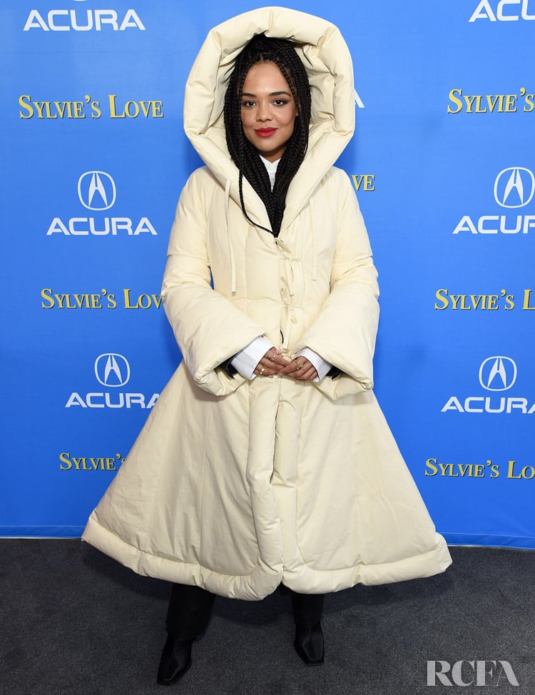 Tessa Thompson Wore Loewe To The 'Sylvie's Love' Sundance Film Festival After Party