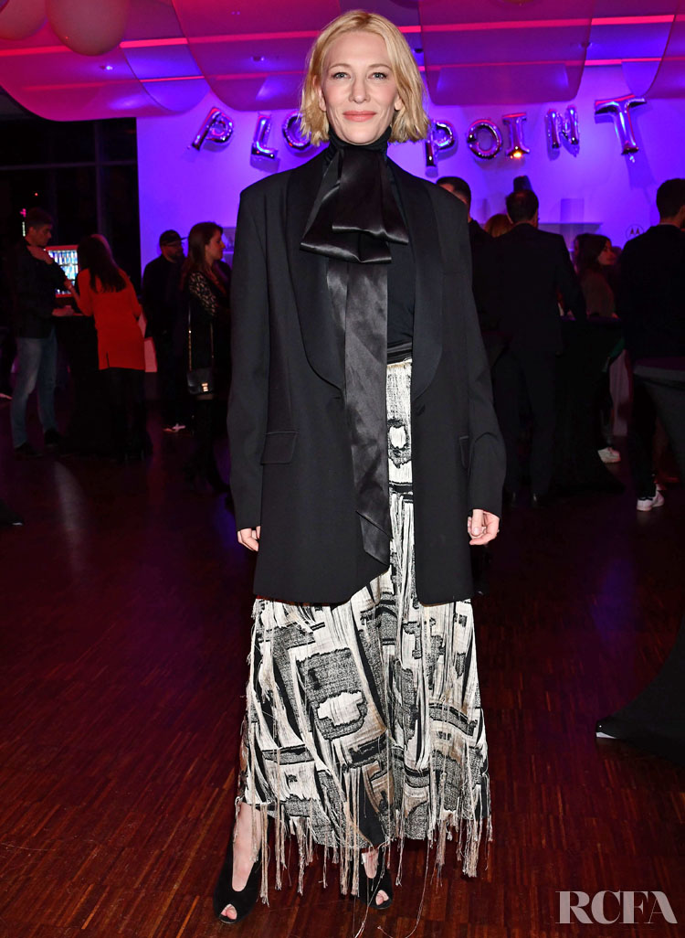 Cate Blanchett Wore Roksanda To The Plot Point Berlinale Party