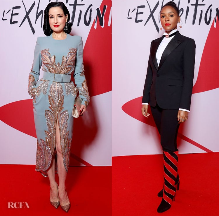 dita von teese red carpet