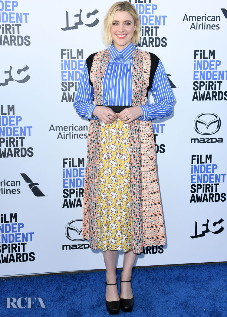 Greta Gerwig In Prada – 2020 Film Independent Spirit Awards
