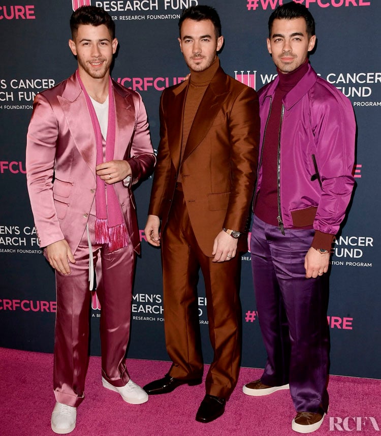 Nick Jonas, Kevin Jonas, & Joe Jonas Wore Tom Ford To The Women’s Cancer Research Fund Gala