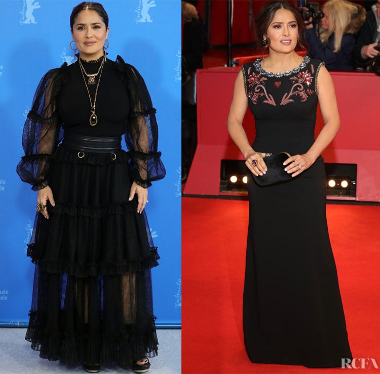 Salma Hayek Attends ‘The Roads Not Taken’ Berlinale Film Festival Photocall & Premiere