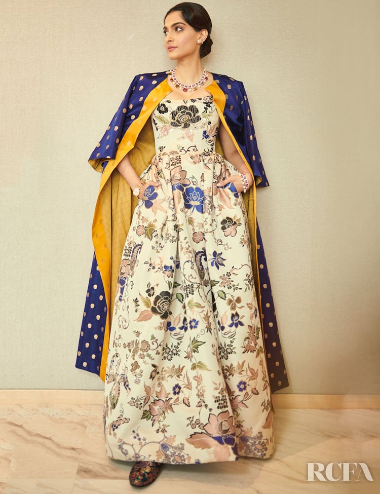 Sonam Kapoor Wore Custom Etro To The DJWE Event