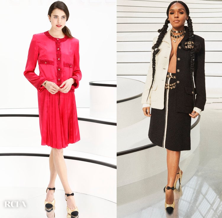 Front Row @ Chanel Fall 2020 with Margaret Qualley & Janelle Monáe