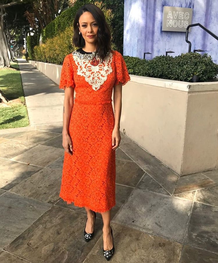 Thandie Newton Wore Gucci For The ‘Westworld’ Season 3 Press Junket