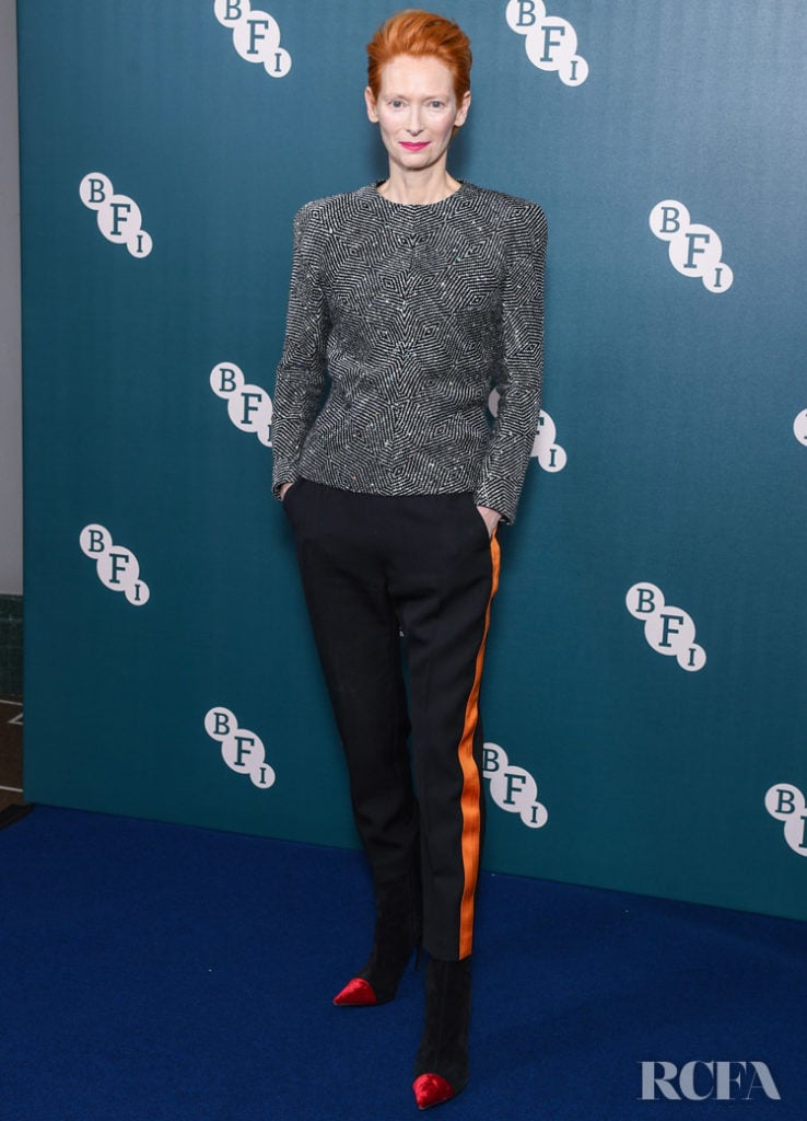 Tilda Swinton Wore Haider Ackermann To Receive Her BFI Fellowship Award