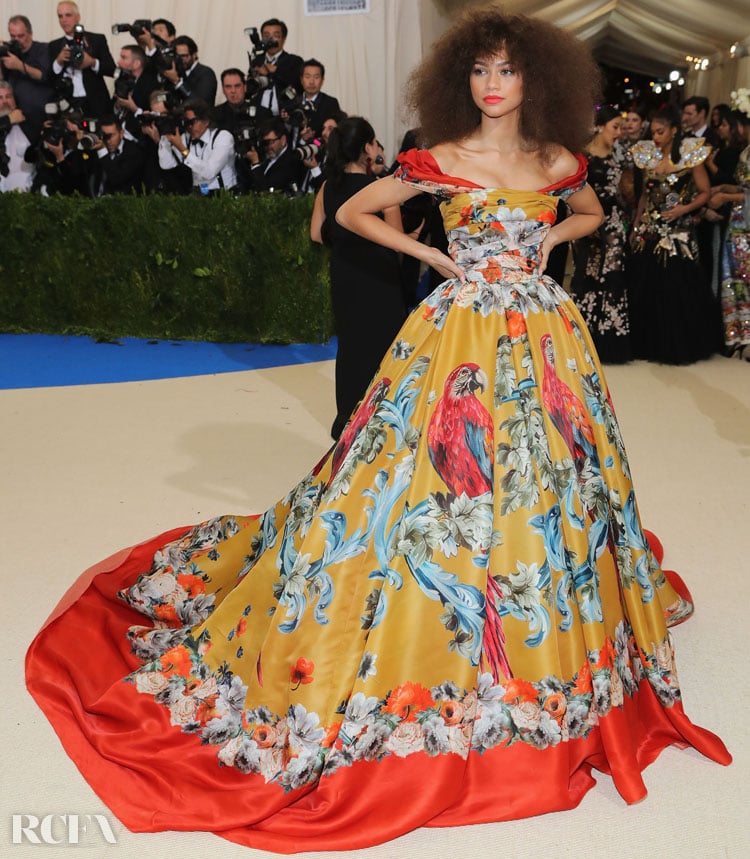 Zendaya Coleman In Dolce & Gabbana Alta Moda Couture – 2017 Met Gala