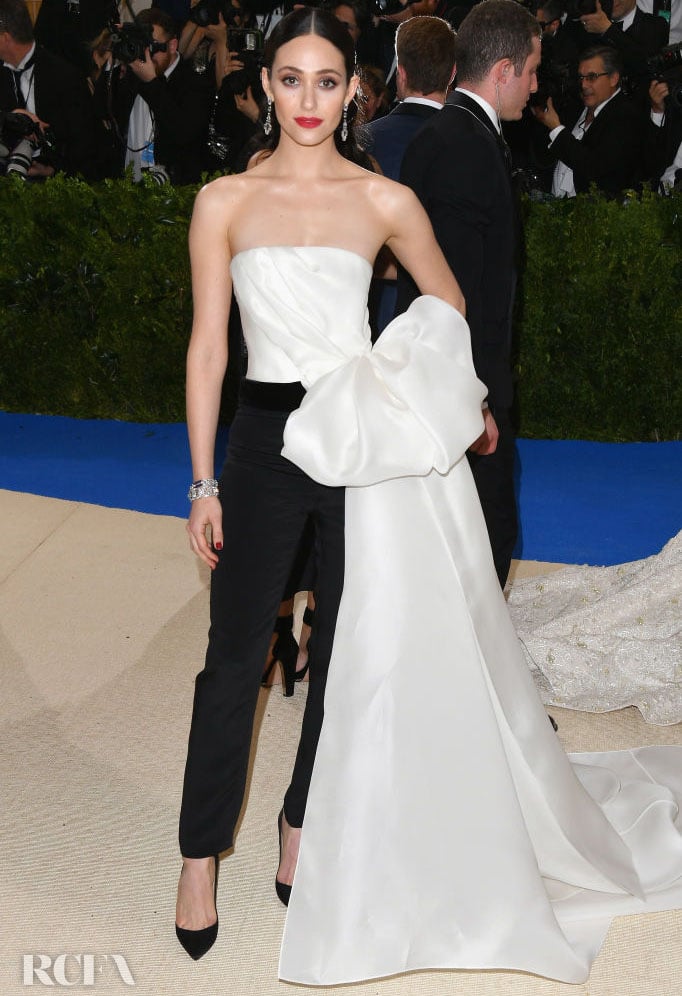 Emmy Rossum In Carolina Herrera – 2017 Met Gala