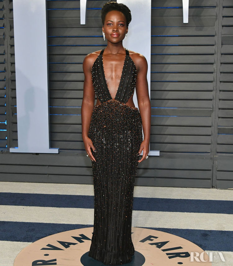 Lupita Nyong’o In Armani Privé – 2018 Vanity Fair Oscar Party