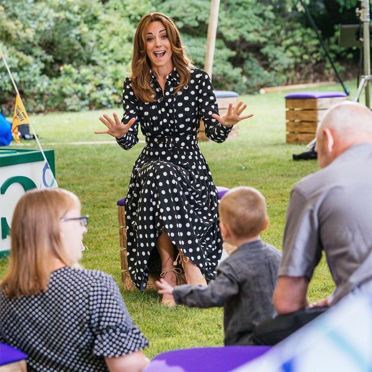 Catherine, Duchess of Cambridge’s Love For Polka Dots Continues In Emilia Wickstead