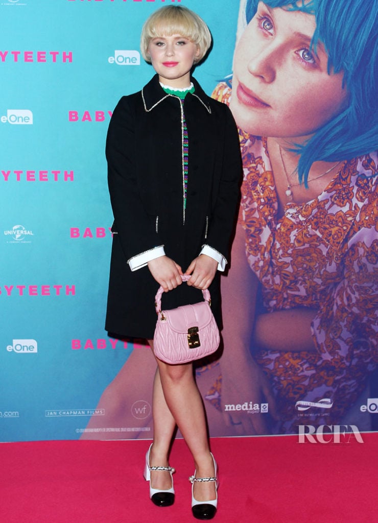 Eliza Scanlen In Miu Miu For The 'Babyteeth' Sydney Premiere
