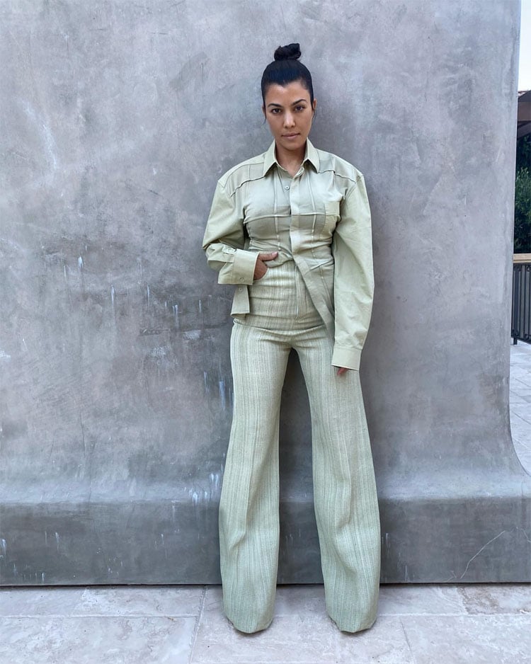 Kourtney Kardashian Wore Jacquemus On Instagram