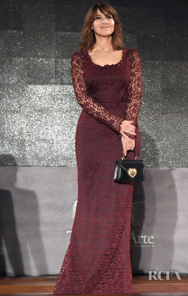 Monica Bellucci Wore Dolce & Gabanna To The Taormina Film Festival