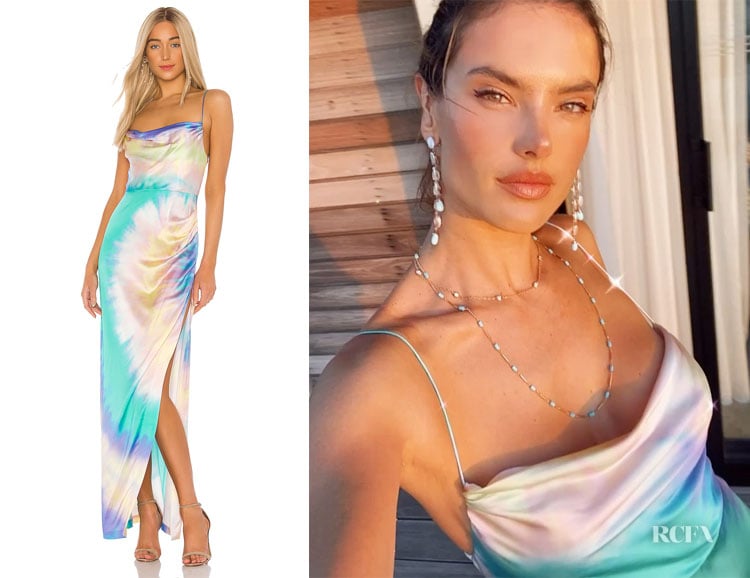 Alessandra Ambrosio’s Retrofête Marlene Dress