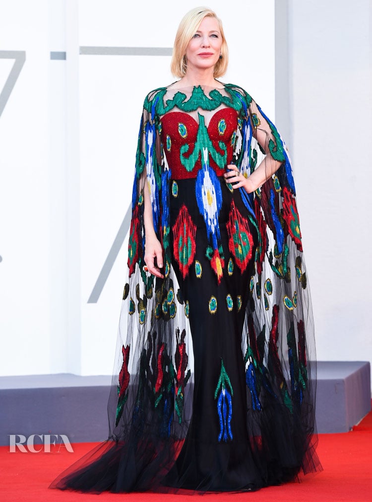 Cate Blanchett Wore Armani Prive To The Venice Film Festival Closing Ceremony