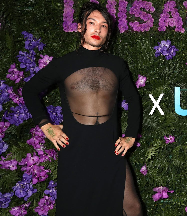 Ezra Miller Wore Mônot To The Luisaviaroma For Unicef Charity Event