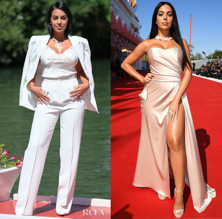 Georgina Rodríguez Rocks Three Looks During Venice Film Festival 2020