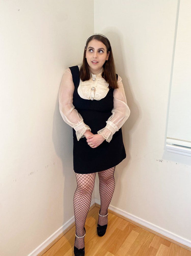 Beanie Feldstein Virtual Front Row @ Miu Miu Spring 2021