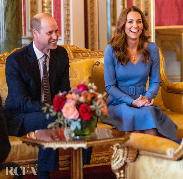 Catherine, Duchess of Cambridge Wore Emilia Wickstead For The Visit Of The President of Ukraine