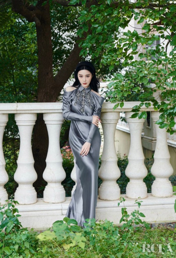 Fan Bingbing Wore Alberta Ferretti Limited Edition To The BeStrong Event