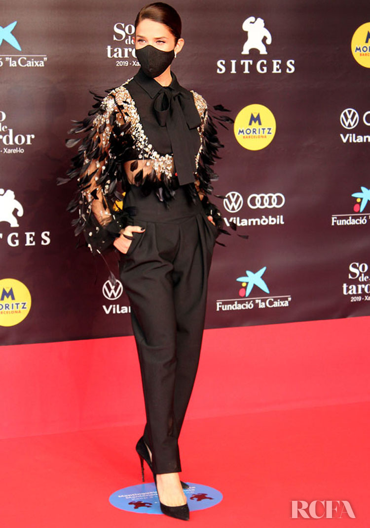 Juana Acosta Wore Elie Saab To The 2020 Sitges Film Festival