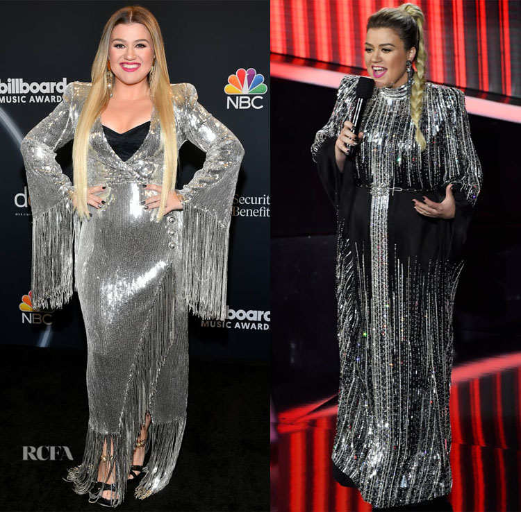 Kelly Clarkson Wore Many Looks Hosting The 2020 Billboard Music Awards