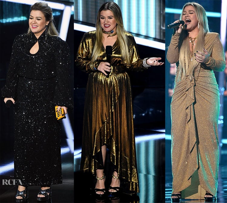 Kelly Clarkson Wore Many Looks Hosting The 2020 Billboard Music Awards