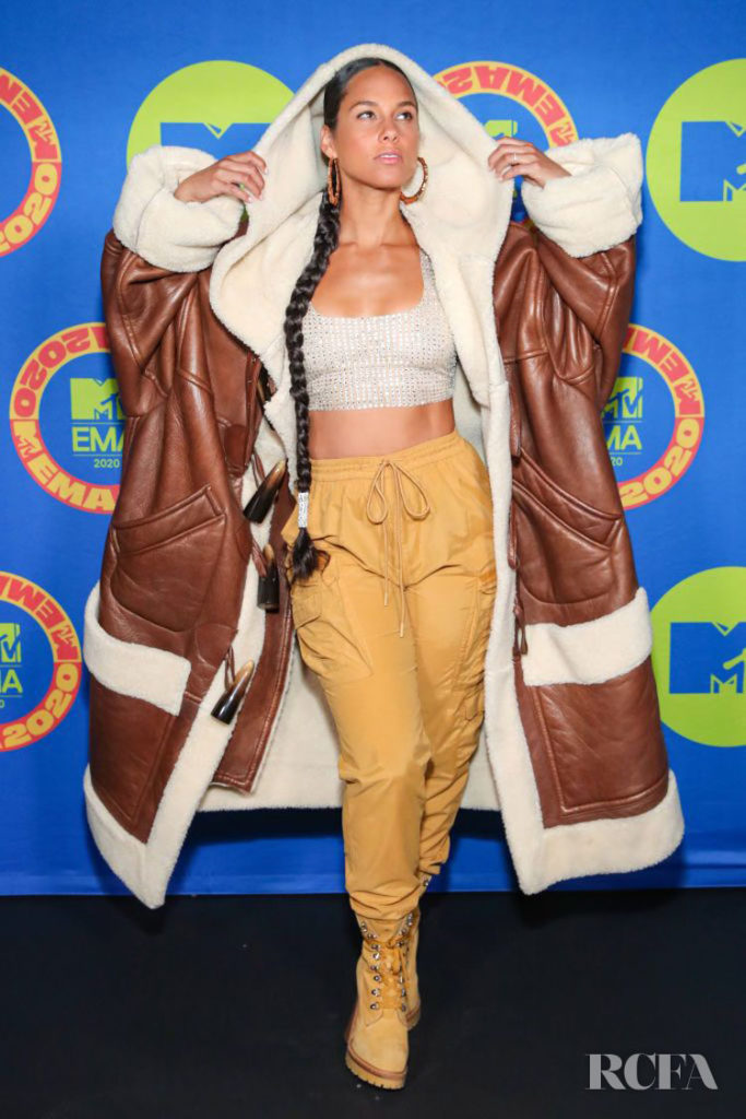 Alicia Keys Wore Moschino To The 2020 MTV EMAs