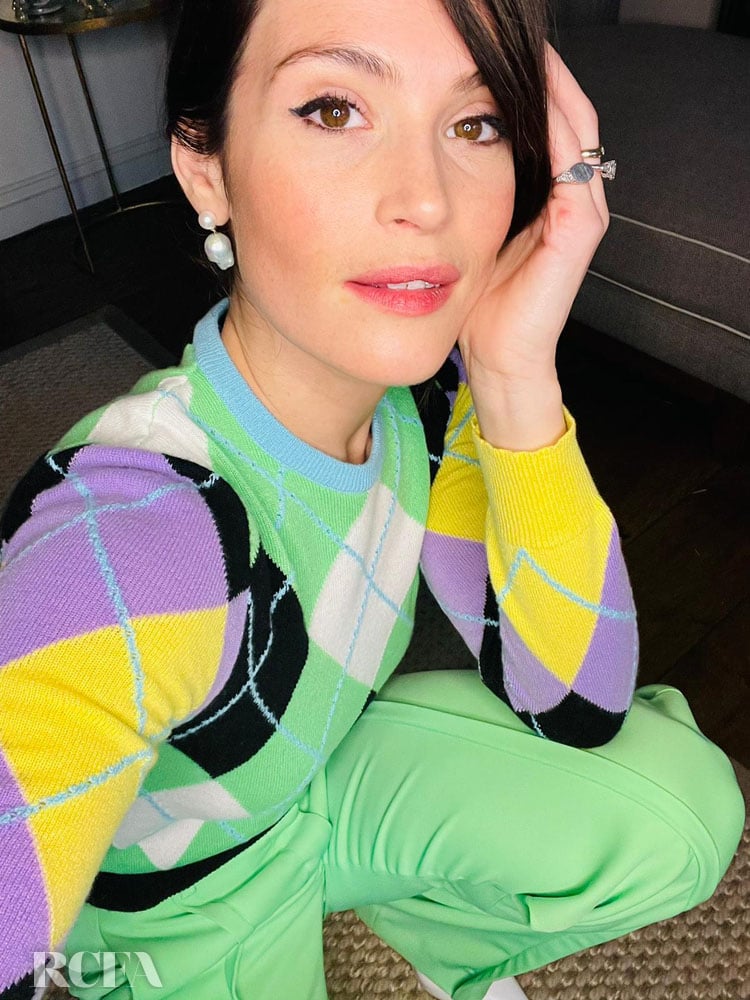 Gemma Arterton Wore Versace On ‘This Morning’