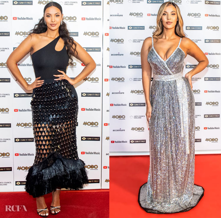 Maya Jama Wore David Koma & Dolce & Gabbana To The 2020 MOBO Awards